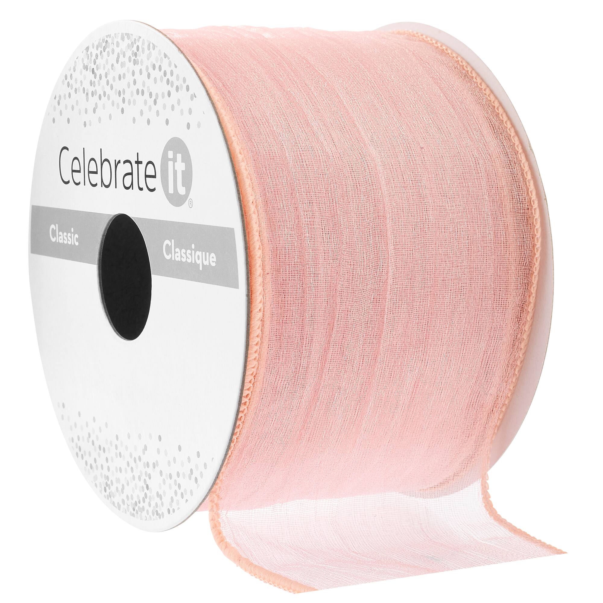 2" x 5yd. Wired Crinkle Sheer Ribbon by Celebrate It